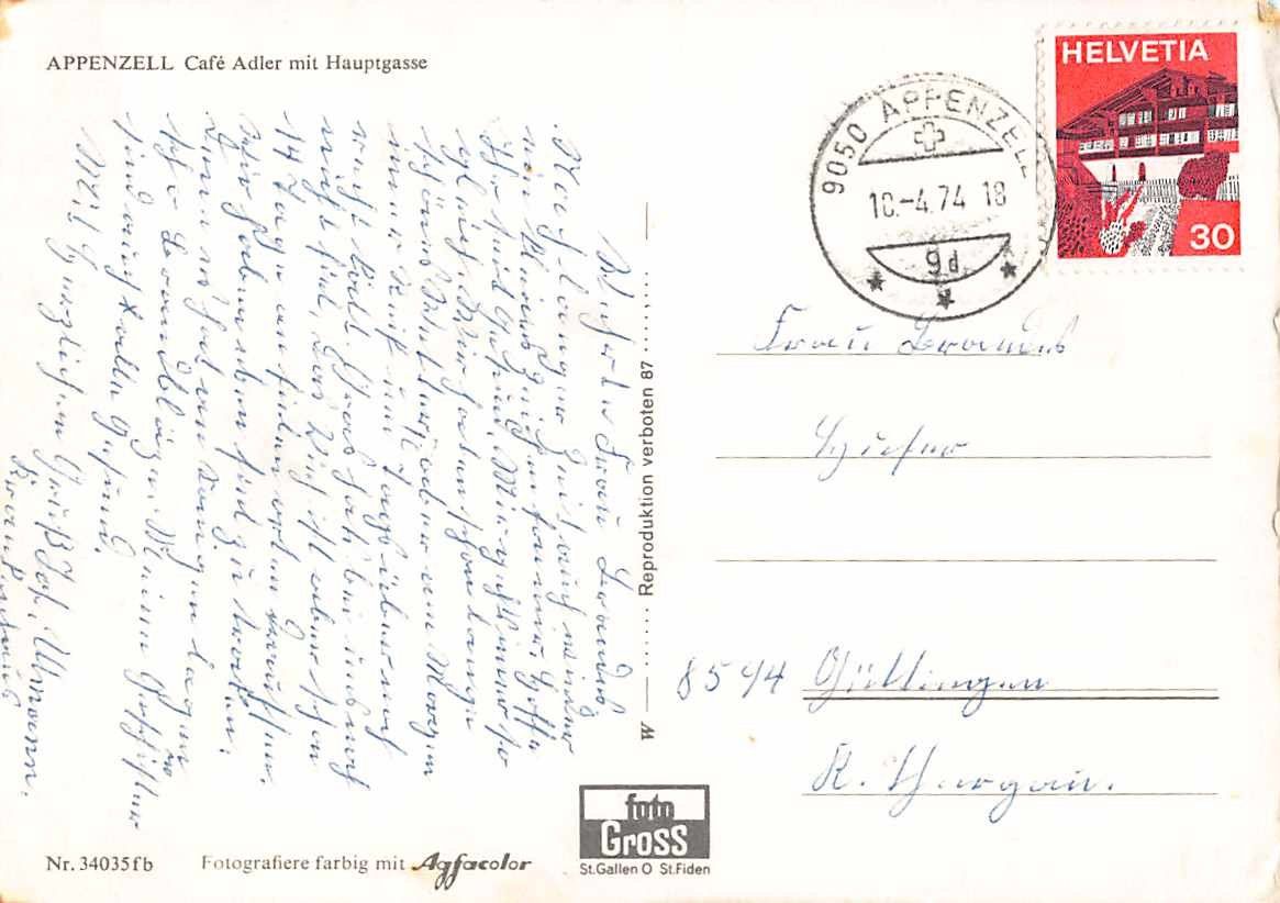 Cartoline postali: alte Ansichtskarte aus Archiv: DEUTSCHSCHWEIZ - ab 1.-- – Usato da Winterthur venduto da SchatzchischtliWinti 1