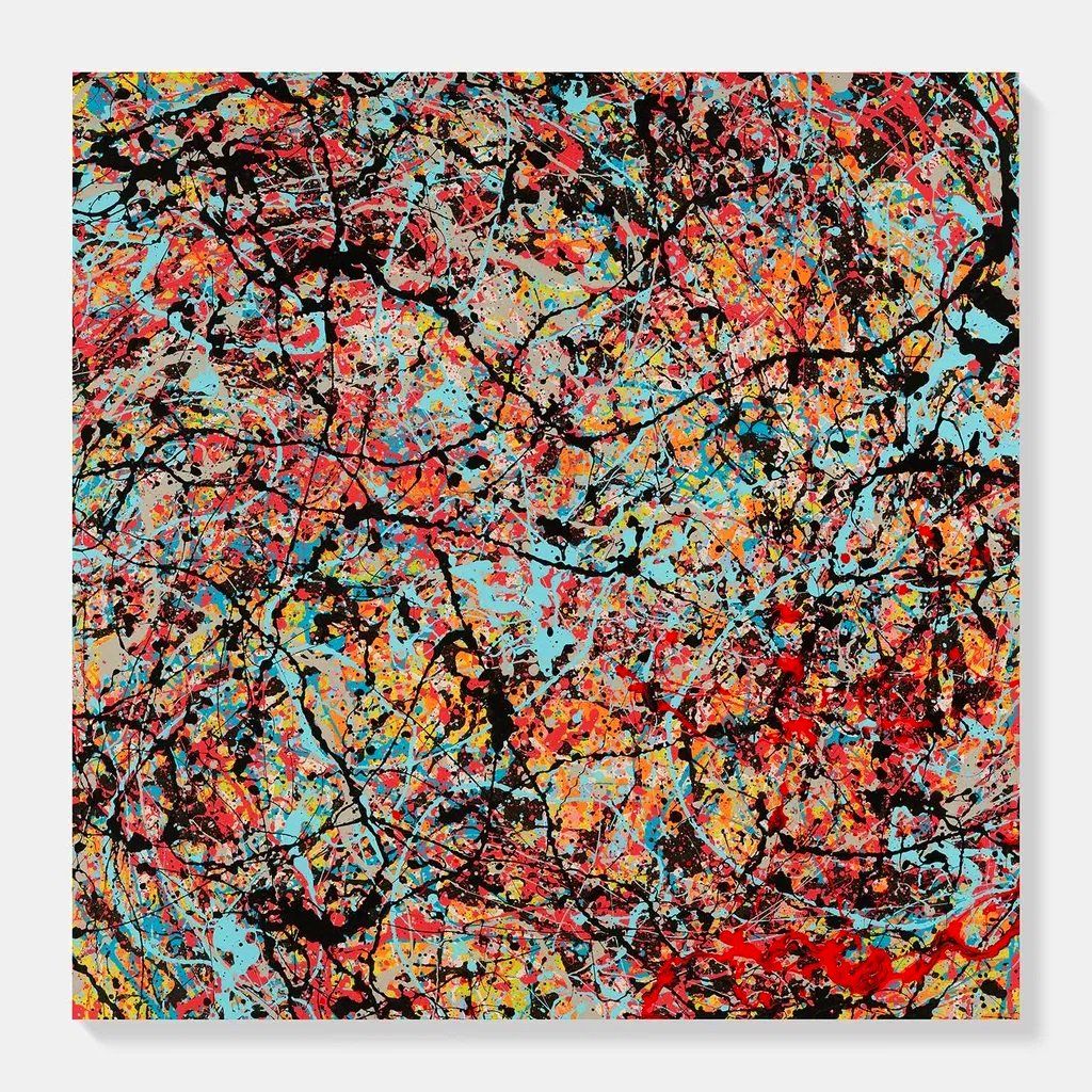 Gemälde: Original ED Sheeran painting Cosmic Carpark Handsigned – Neu und originalverpackt aus Petit-Lancy von Art_Collector
