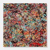 Original ED Sheeran painting Cosmic Carpark Handsigned