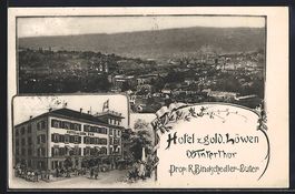 Winterthur, Gesamtansicht und Hotel du L