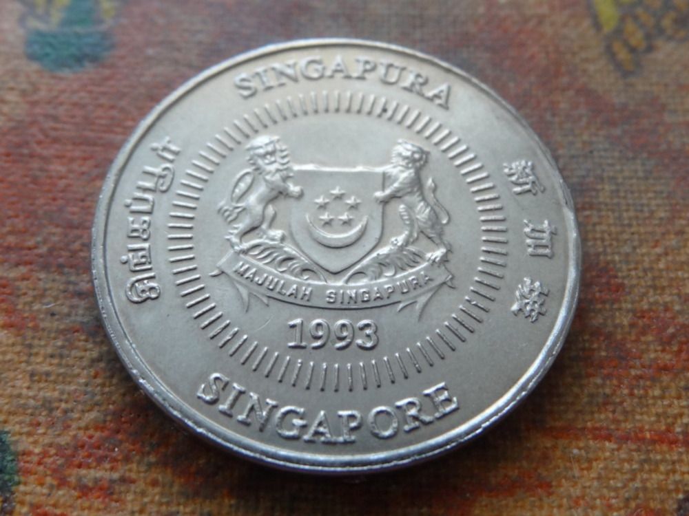 Tutti le monete: SINGAPOUR  50  Cents  1993 – Usato da Romanel-sur-Lausanne venduto da Swift13 1