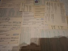 Begleitadressen / Zollamtlich / Paketkarte eca 15Stk.