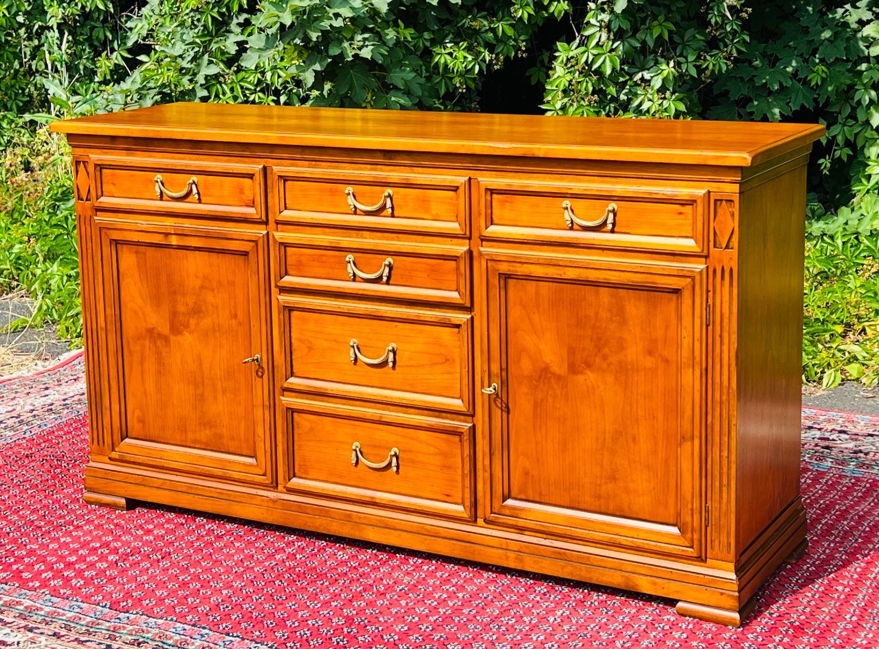 Cassettiere: Biedermeier Stilmöbel Kommode Barock Sideboard SELVA Kirsche – Usato da Gemünden venduto da GEUENWALD 2