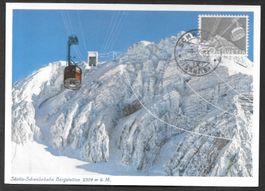 Maximumkarte Nr. 306 Säntis Schwebebahn Schwägalp 1.10.1963