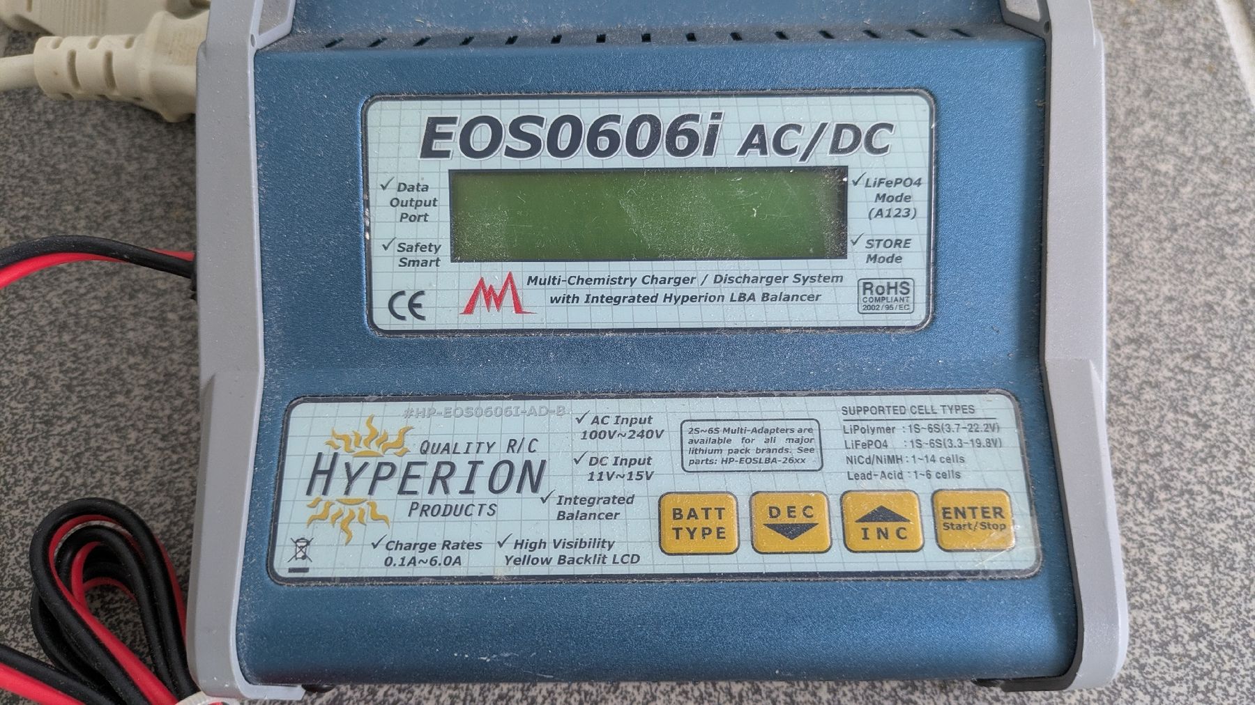 Hyperion Batterie, Caricabatterie & Alimentatori: Ladegerät Hyperion EOS0606i AC/DC Modell gebraucht – Usato da Tägerschen venduto da H0udini 2