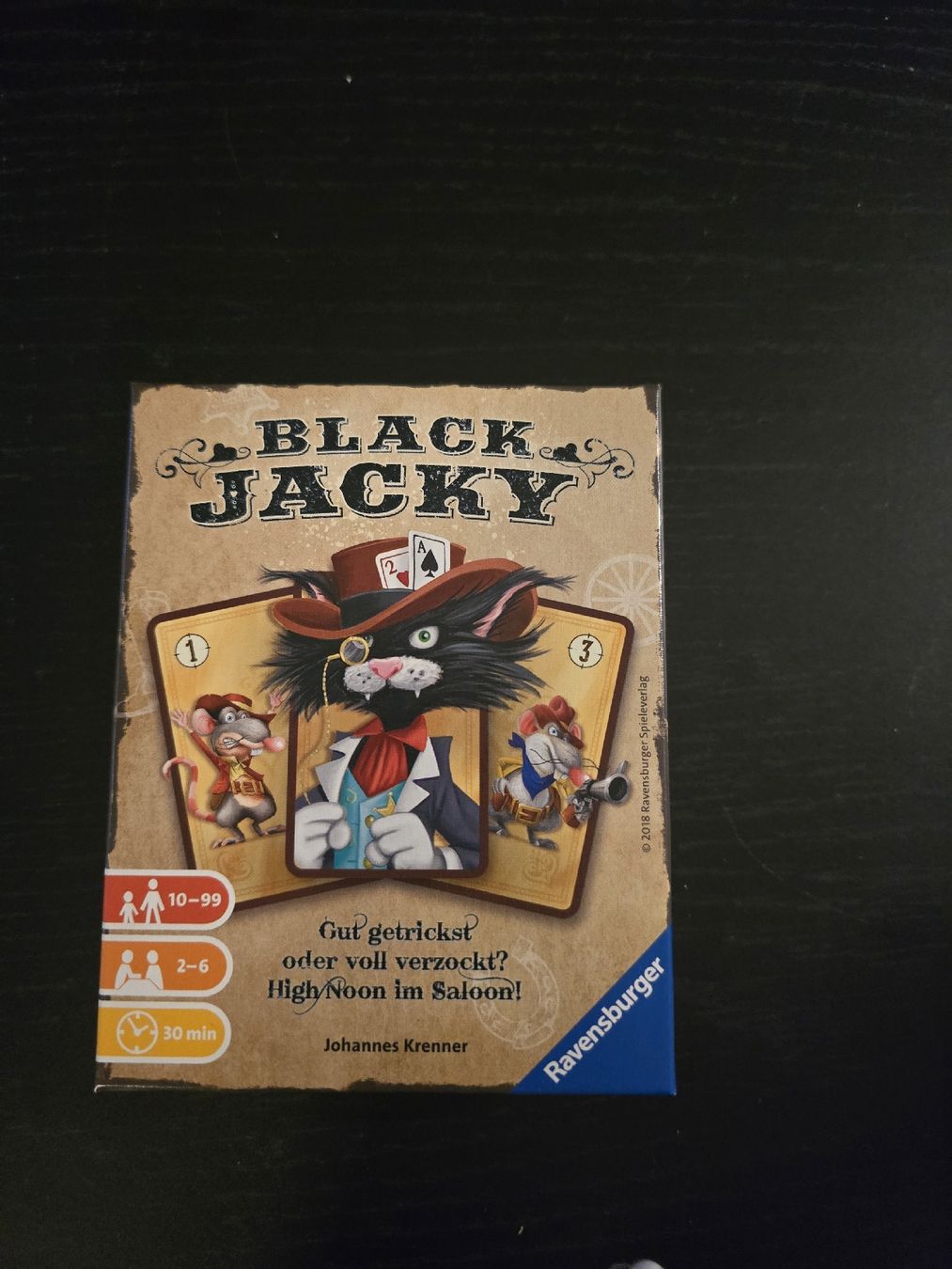 Ravensburger Giochi: Black Jacky Kartenspiel – Nuovo e nell'imballaggio originale da Dielsdorf venduto da mel_2lqs