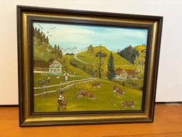 Oelgemälde auf Leinwand von B. Brand