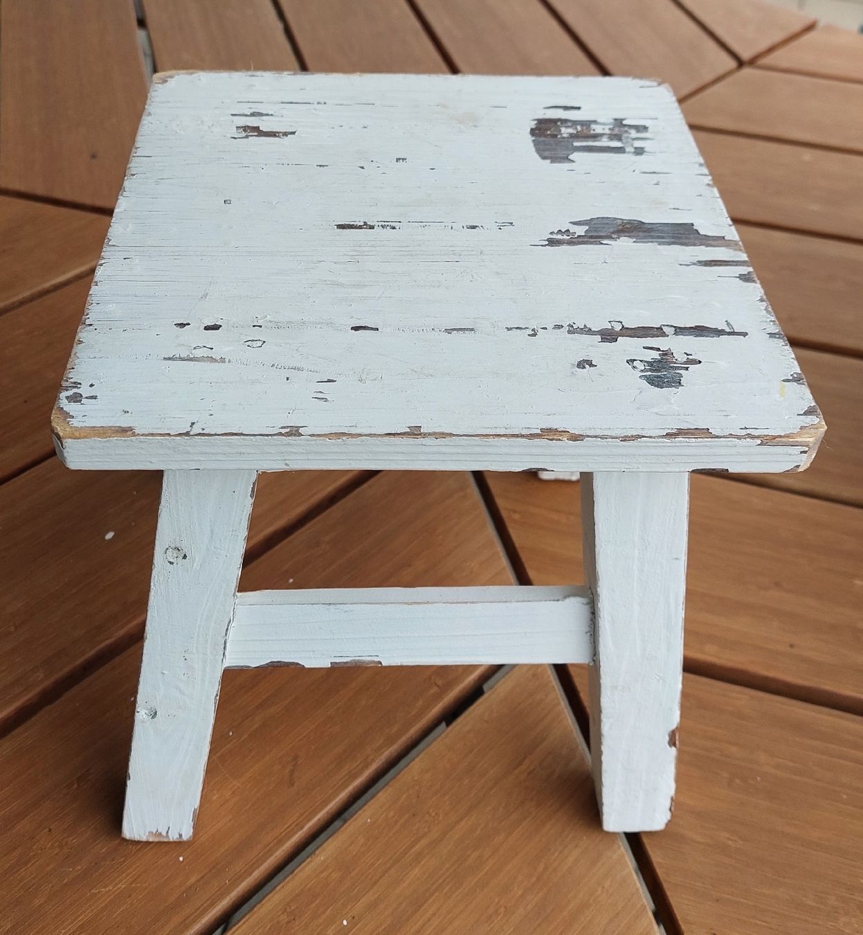 Tabourets: Shabby chic Hocker aus Holz – D'occasion à Fehraltorf par fridolin024