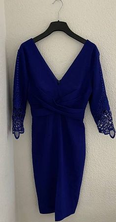 Festkleid königsblau Grösse 36