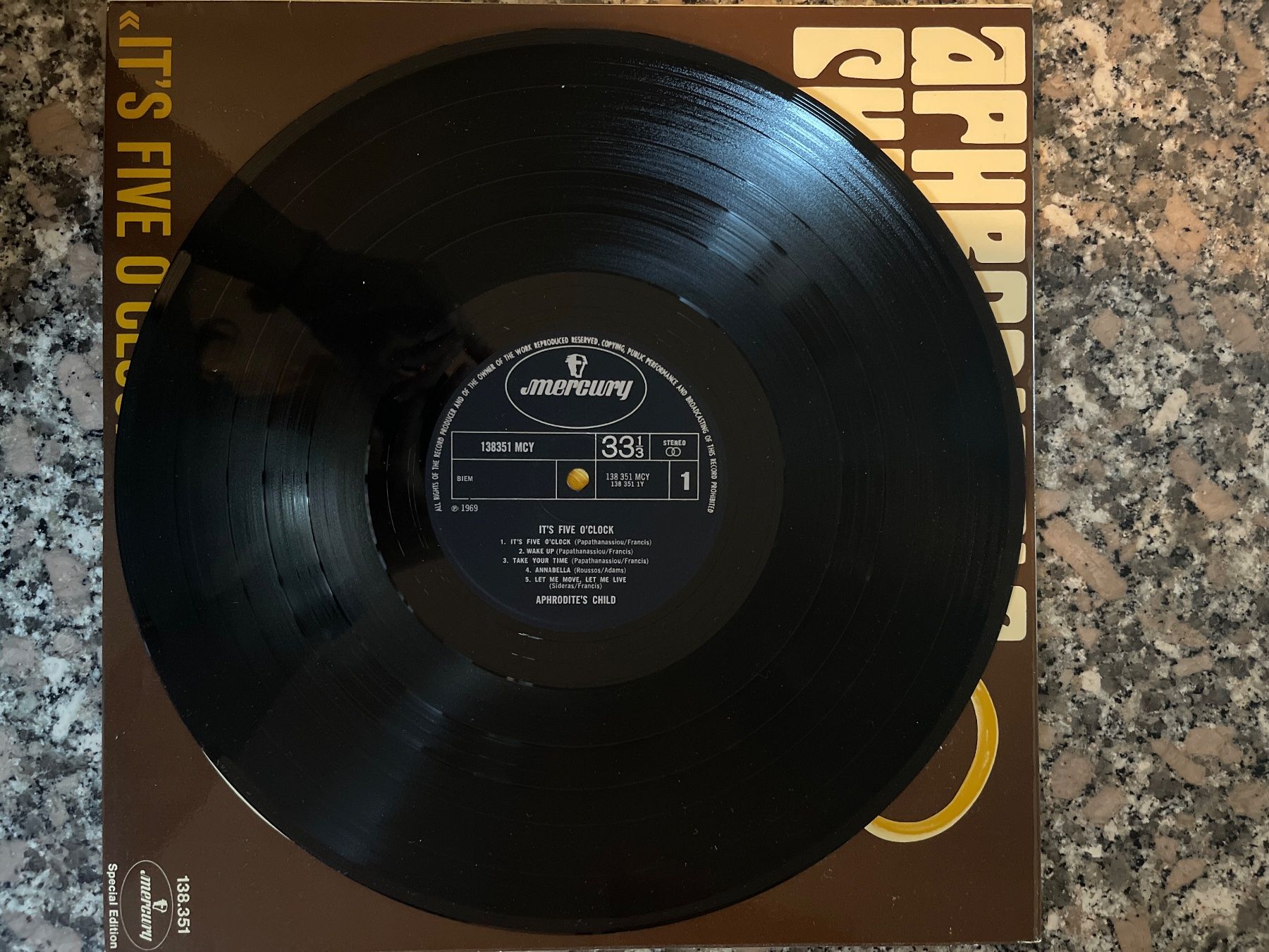 Dischi in vinile: S1551/Aphrodite's Child - It's Five O'Clock – Usato da Frutigen venduto da Philippe_jsp 2