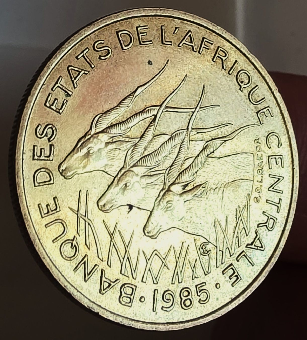 Tutti le monete: CENTRAL AFRICA 25 FRANCS 1985 – Usato da winterthur venduto da CoinPassion
