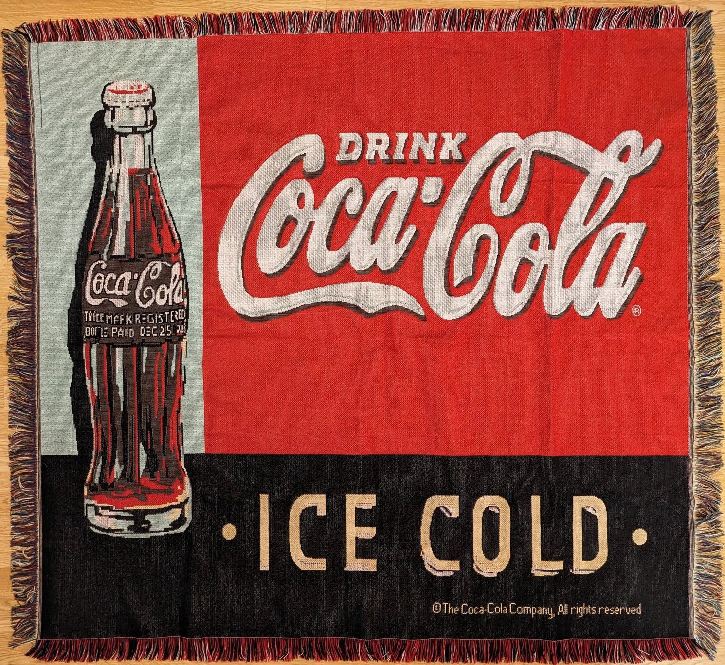 Decken: COCA-COLA Dekor Decke 1990er, vintage – Gebraucht aus Zürich von Good_old_days