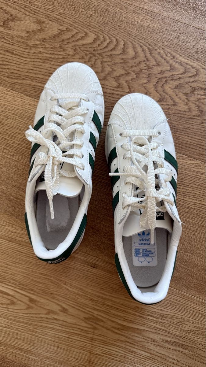 Adidas Scarpe da donna: Adidas Superstar White/Green Size 40 2/3 – Usato da Boswil venduto da hey.itsme 2