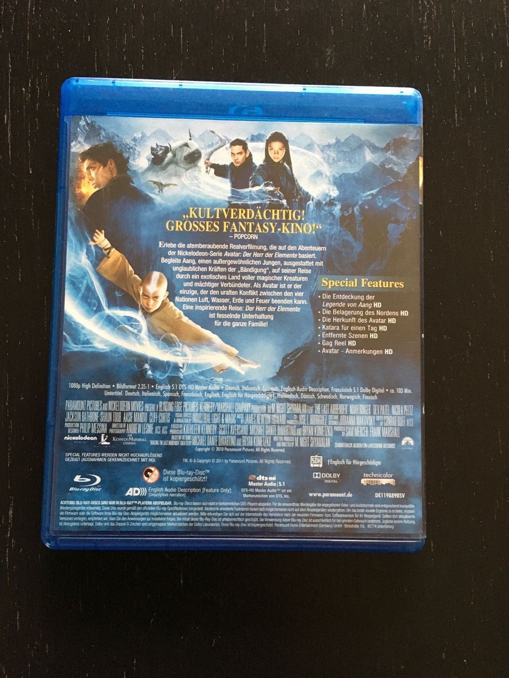 Tutti i DVDs: Blu Ray Die Legende von Aang – Usato da Regensdorf venduto da scheissspiel 1