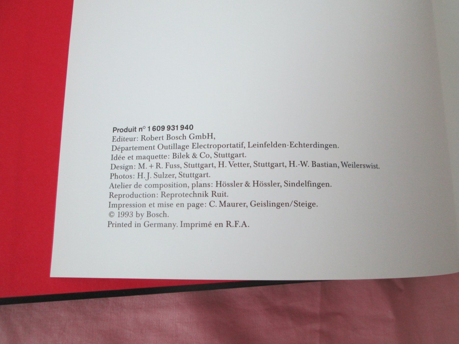 Libri: DO-IT Le livre DO-IT de Bosch – Usato da Neuchâtel venduto da Dualseele 1