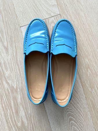 Sergio Rossi Loafers Turquoise Gr 41