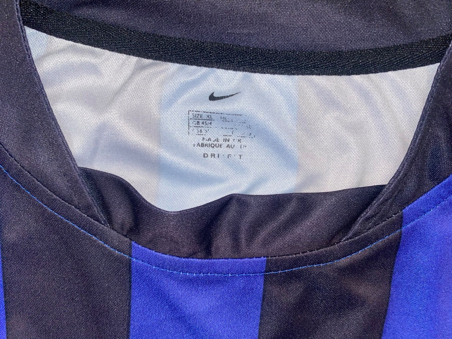 Football Club Internazionale Milano Canottiere & Pantaloni: Inter Milan retro Trikot - Saison 2003/2004 – Usato da Winterthur venduto da Platzmacher_123 2