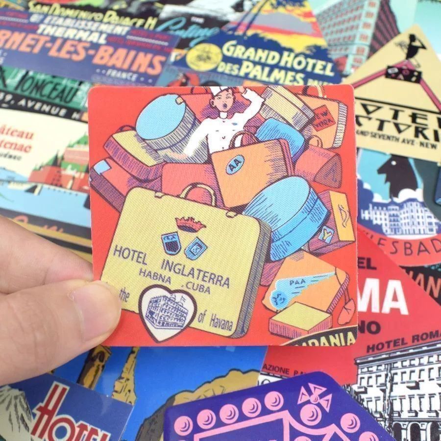 Aufkleber: 2 X 50Stk Retro Hotel Aufkleber – Neu und originalverpackt aus Winterthur von Neilpryde01 2
