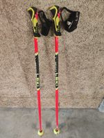 Leki ski poles Trigger 3D red yellow 100cm