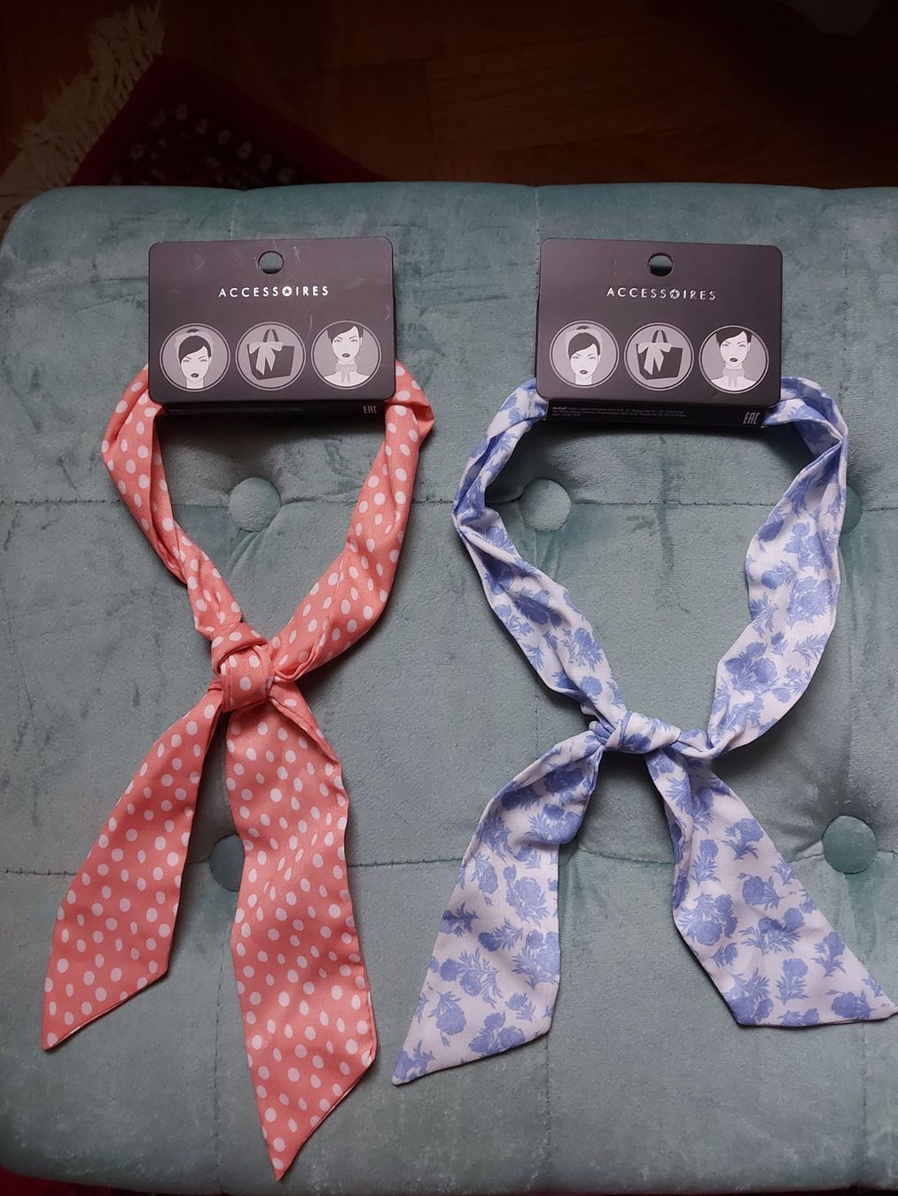Accessori per capelli: Lot de 2 foulards bandeau – Nuovo e nell'imballaggio originale da Le Mont-Pèlerin venduto da jux_x96b