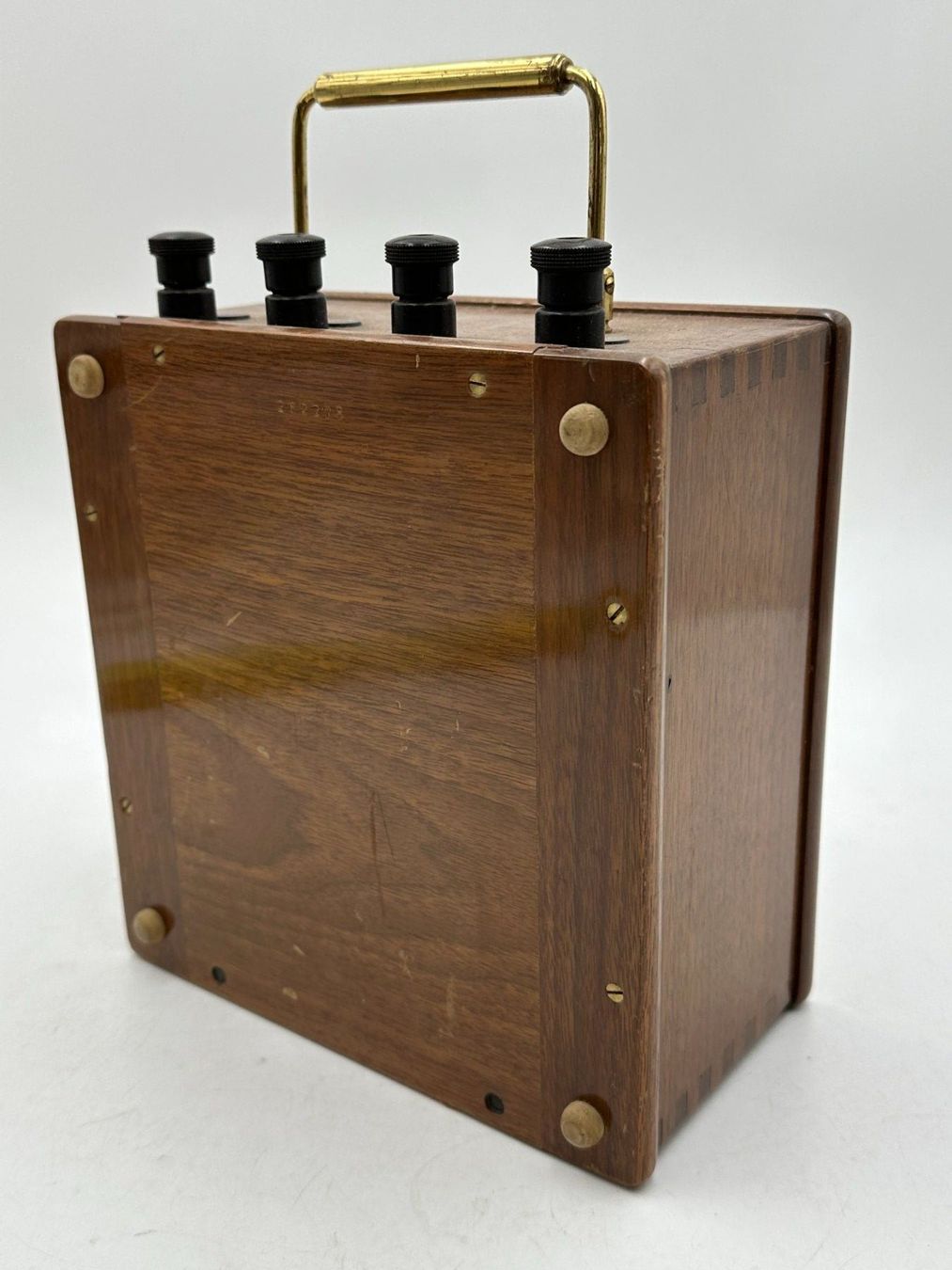 Misurare: Widerstandsmessgerät mit Holzgehäuse, Hartmann & Braun – Usato da Luzern venduto da Lager6640 5
