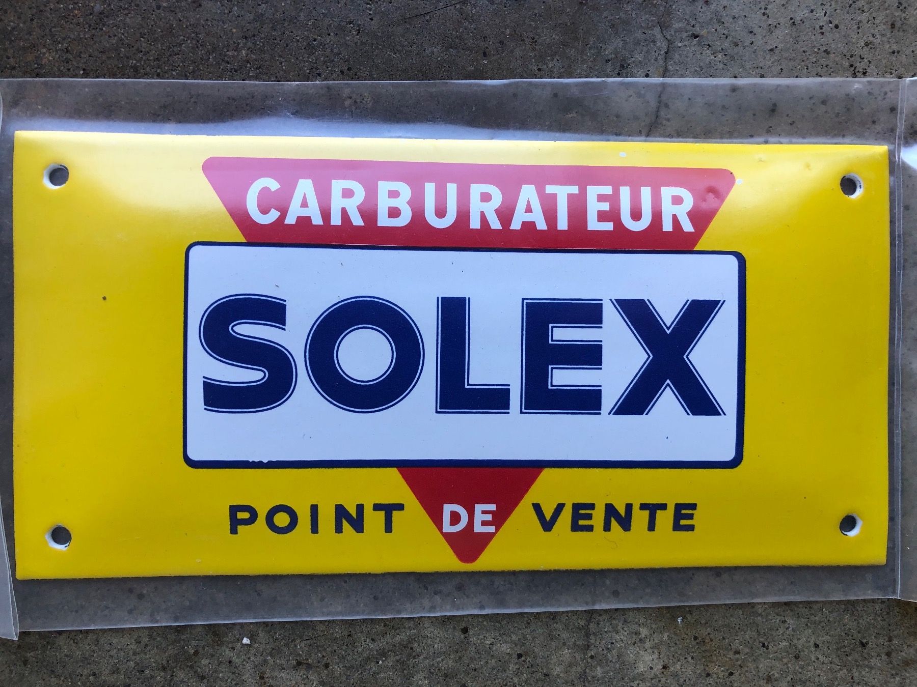 Insegne: Solex carburetor werbung reklame classic – Nuovo (secondo la descrizione) da Reinach AG venduto da rares75