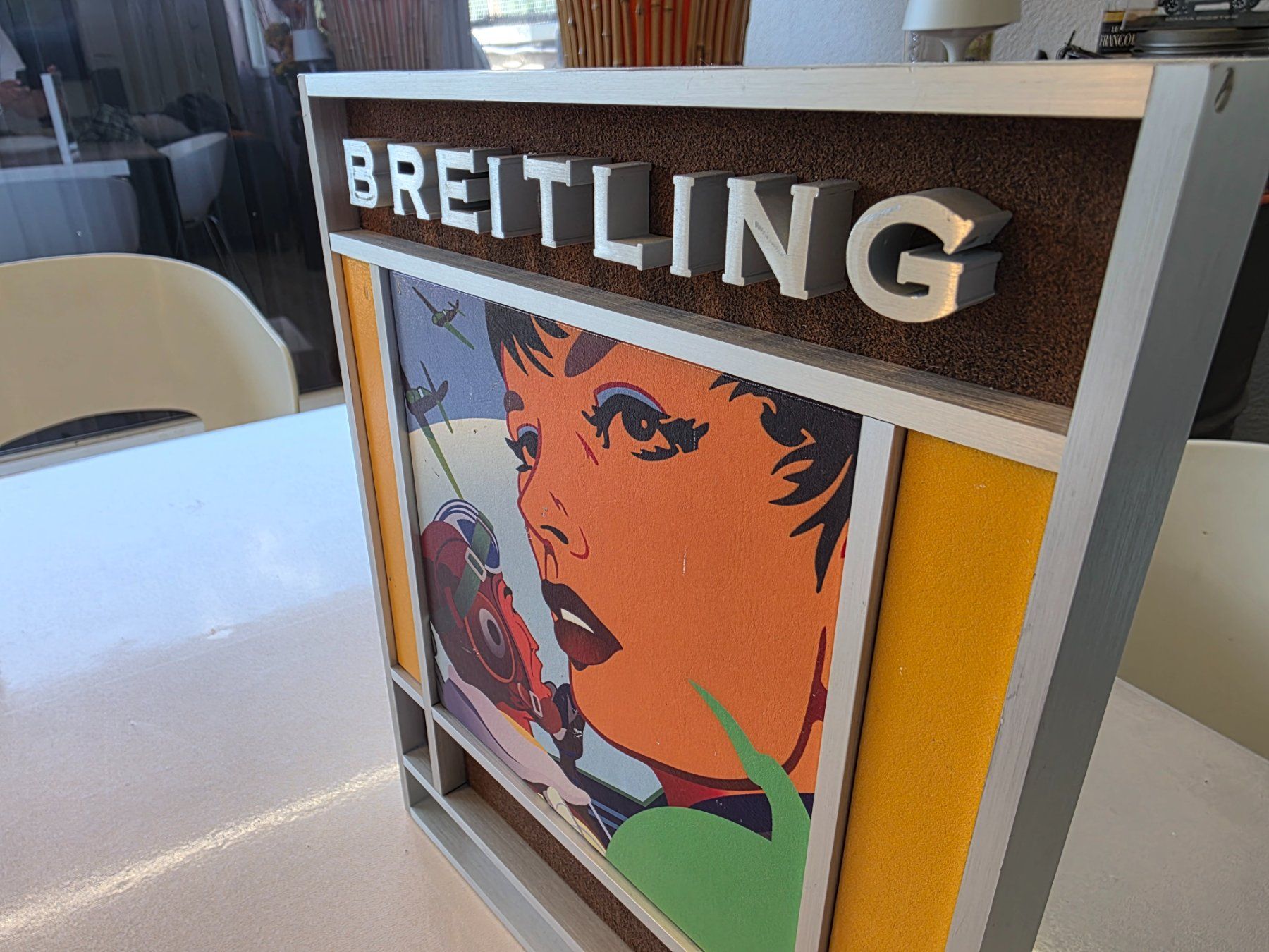 Bentley Insegne: ORIGINAL BREITLING WERBEAUSSTELLER – Usato da Winterthur venduto da Navitimer 1