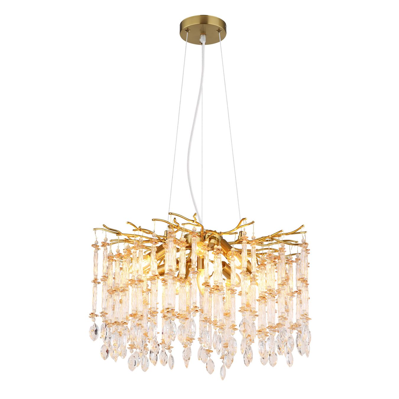 Lampadari & plafoniere: Pendelleuchte, Glas, Gold, 60 cm Ø – Nuovo (secondo la descrizione) da Kreuzlingen venduto da Smart-Light