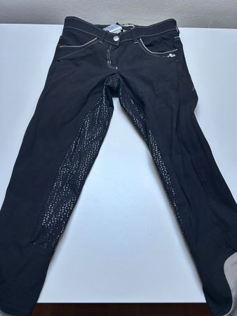 Felix Bühler Reithose Full Grip Schwarz Gr. 38  