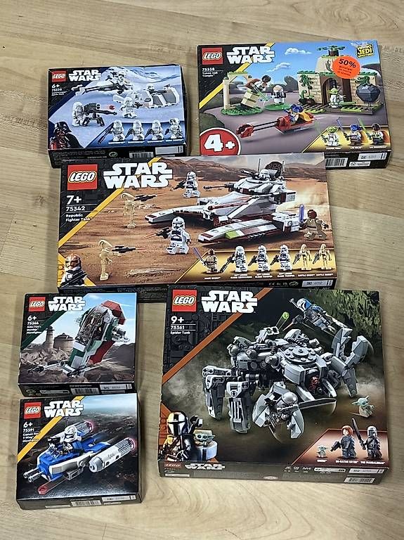 Lego Giocattoli: 6 Lego Star Wars Sets – Nuovo e nell'imballaggio originale da Steinhausen venduto da yzos
