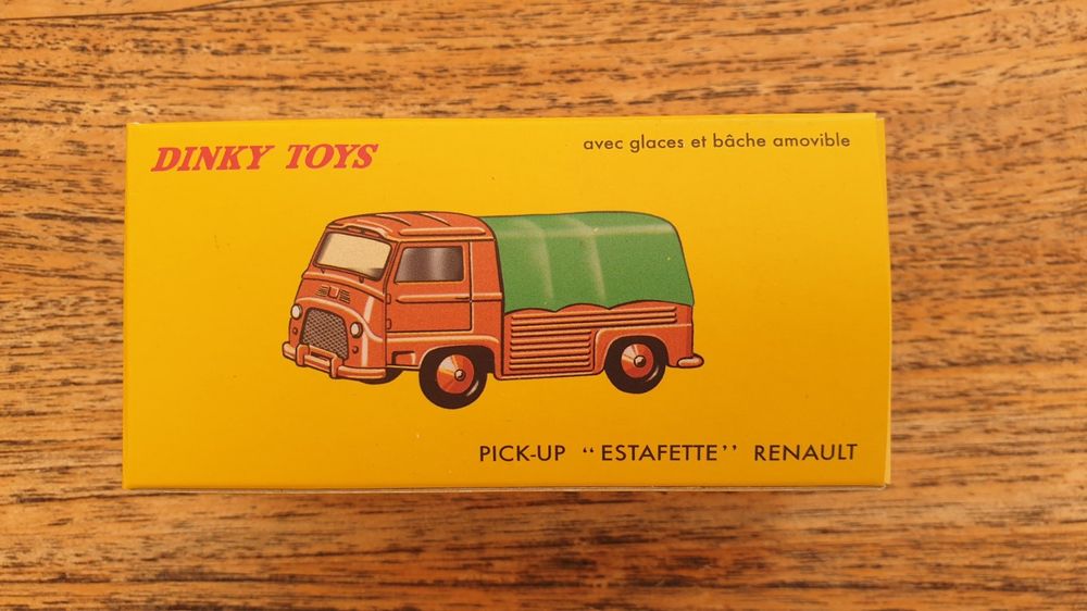 Scatola Riproduzione Per Dinky Toys 563 Renault Estafette Pick Up – Vuota