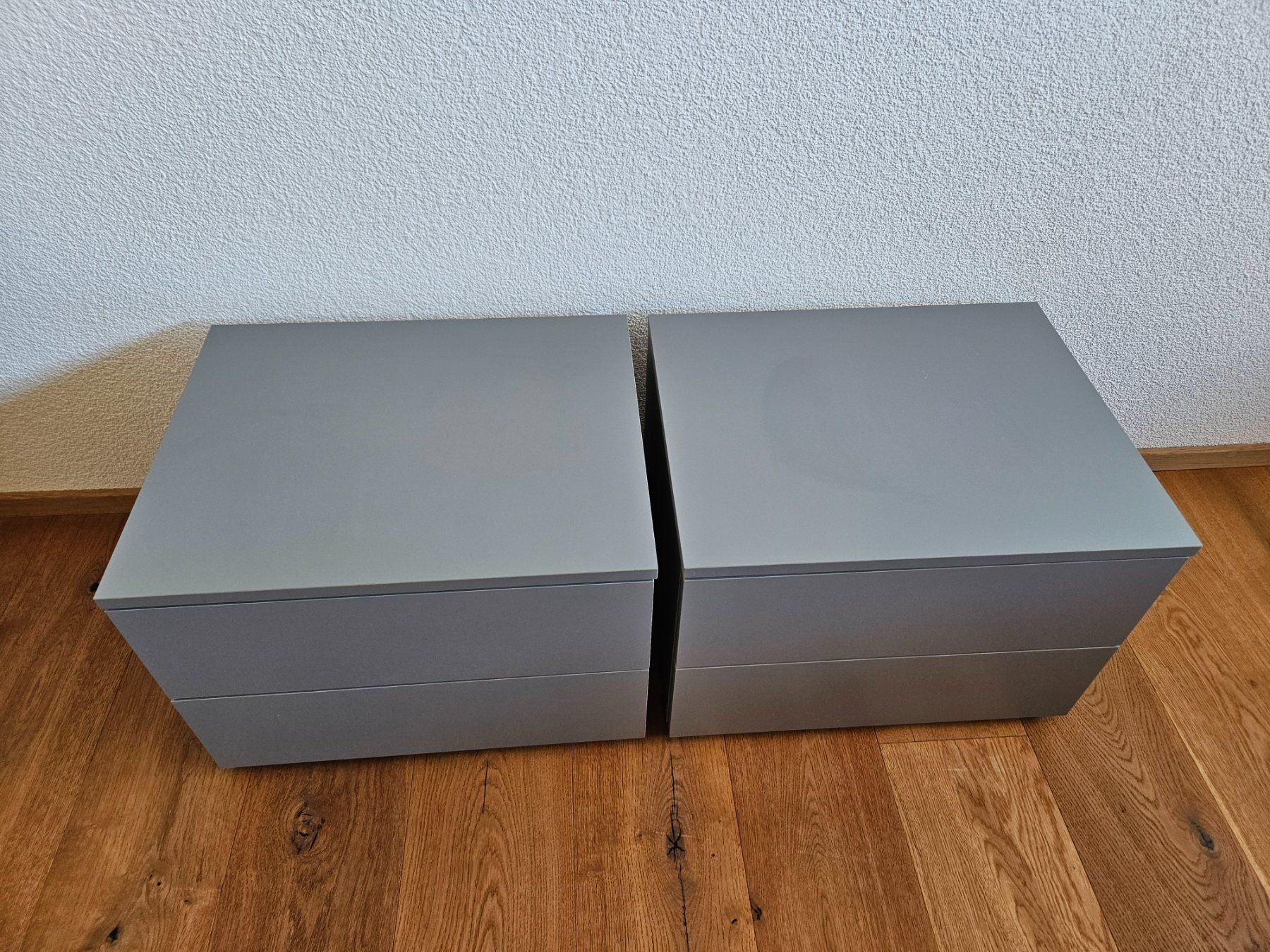 Nachttische: Set 2 Nachttische Grau Swiss Made mit Push to Open – Gebraucht aus Herzogenbuchsee von zloplio72 3