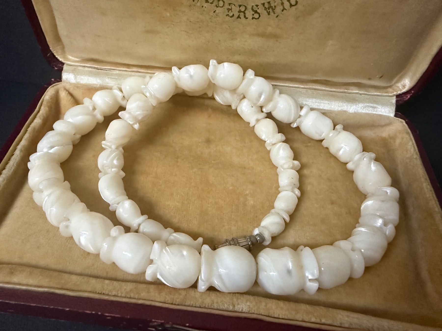 Catenine: Antike Perlmutt Kette – Usato da Spiegel b. Bern venduto da Rogger72 2