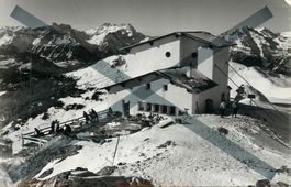 Verbier les Attelas téléphérique 1966 ancienne carte postale