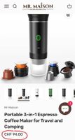 Macchina caffè espresso portatile 3 in 1 NUOVA