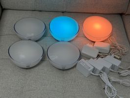 Philips Hue Go Set: 5 Lampen, 6 Netzteile - bitte lesen
