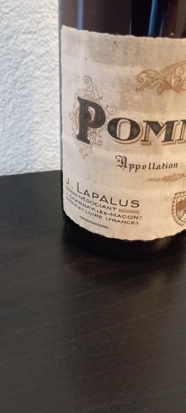 Vino: Pommard J. Lapalus 1972 – Usato da Allschwil venduto da pri_9lsr 1
