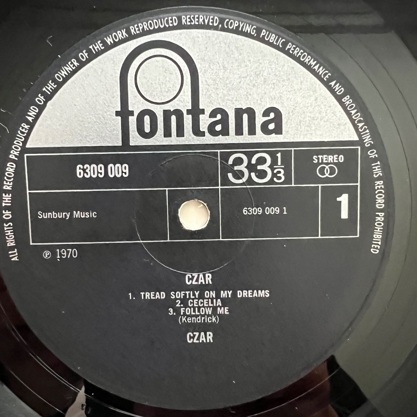 Vinyles: Czar - Same / 1. UK-Press. 1970 - TOP – D'occasion à Gais par soundcave57 3
