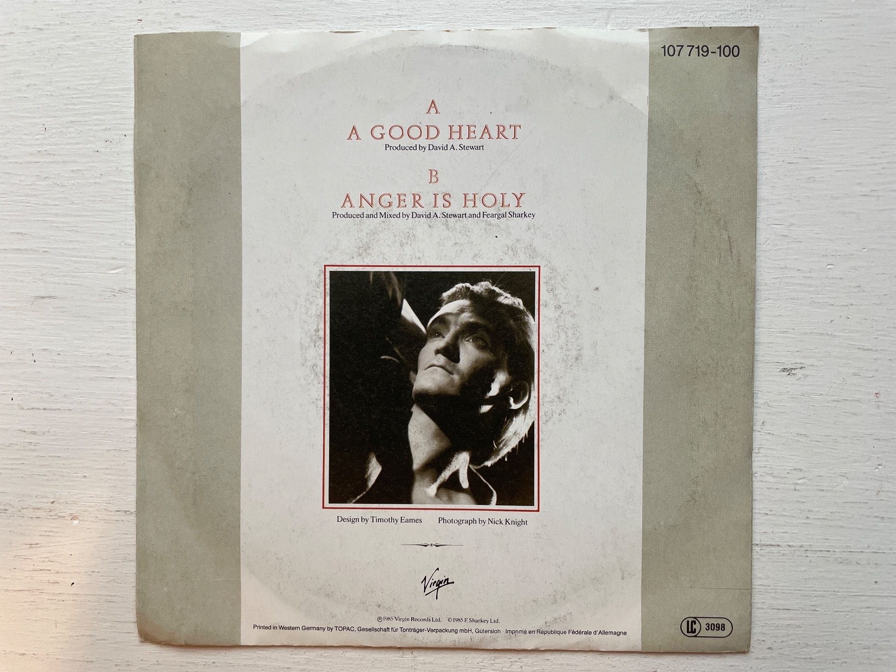 Schallplatten: Feargal Sharkey - A Good Heart - 7" Single, 1985 – Gebraucht aus Zürich von Andy_t71 1