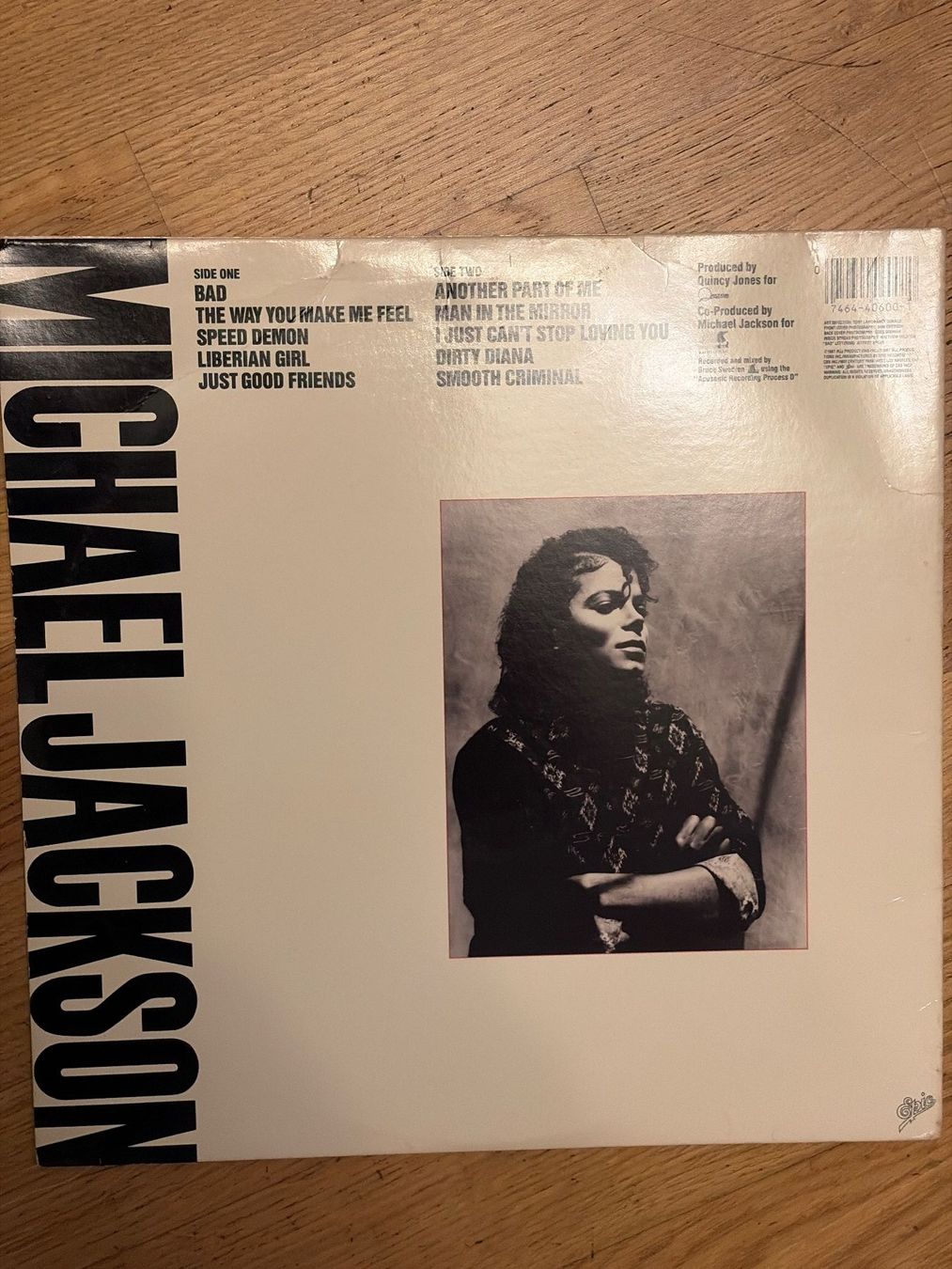 Dischi in vinile: Michael Jackson Vinyl Schallplatte Bad gebraucht – Usato da Lenzburg venduto da flyfun 2