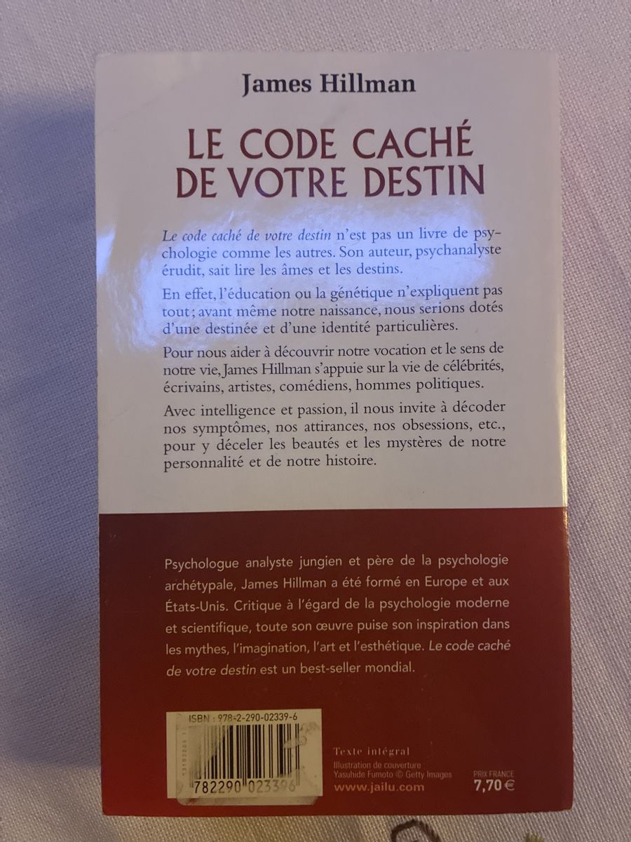 Bücher: Le Code caché de votre destin. James Hillman – Neu (gemäss Beschreibung) aus St-Maurice von cry_tgq8 1