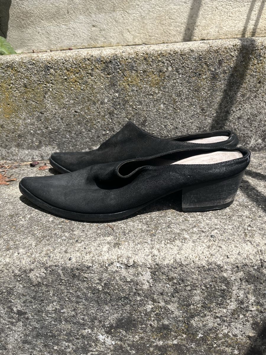Damenschuhe: Spitze Wildleder Mules – Gebraucht aus Bern von Ansc1256 3