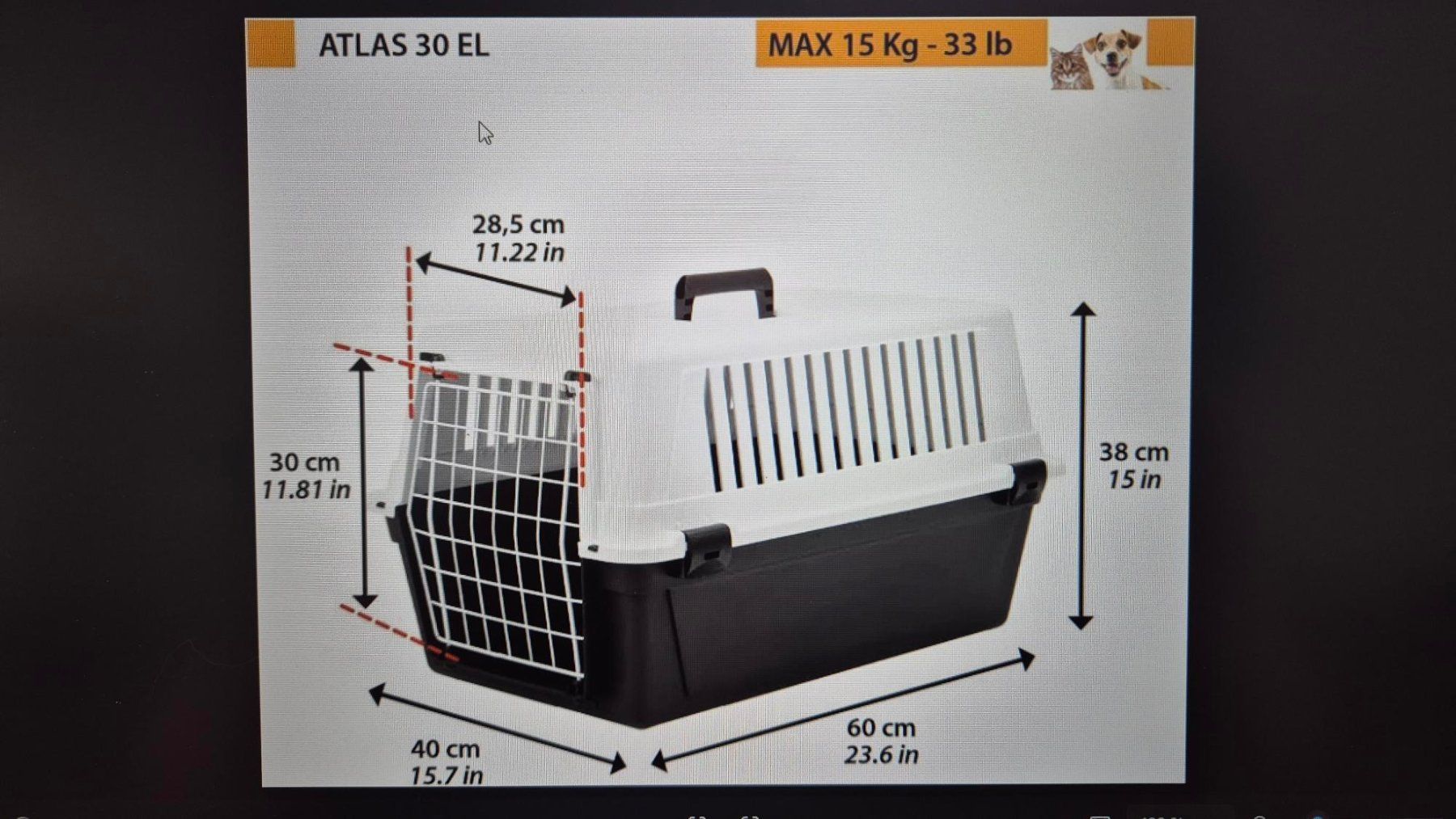 Ferplast Cucce & Letti: Katzen-Hundetransportbox – Usato da Felben-Wellhausen venduto da Thurwid54 3