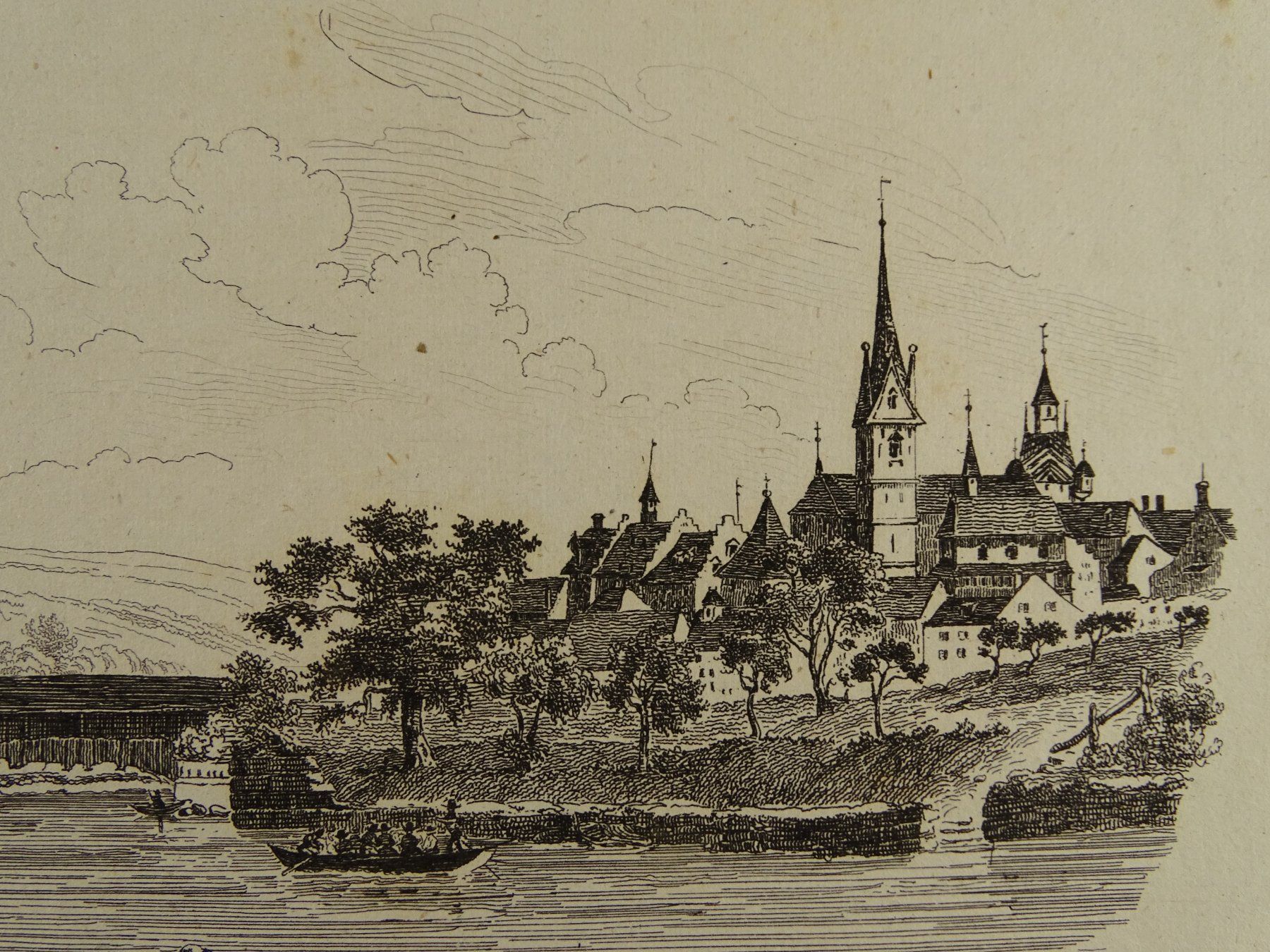 Incisioni: BADEN, STAHLSTICH 1836 – Usato da Grüningen venduto da Kartensammler 2