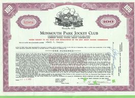 Monmouth Park Jockey Club, 1957