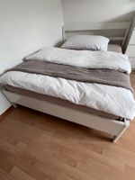 Bett "Jules" 140x200 weiss mit Lattenrost und Matratze