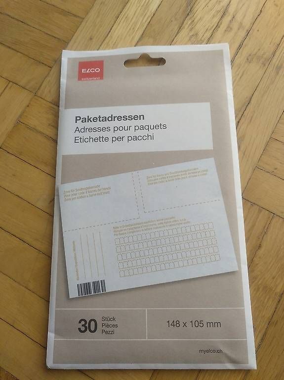 Alle Briefmarken: Paketadressen – Gebraucht aus Samedan von t_p_8nvs
