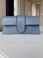 New Genuine Leather Clutch Bag with two detached straps