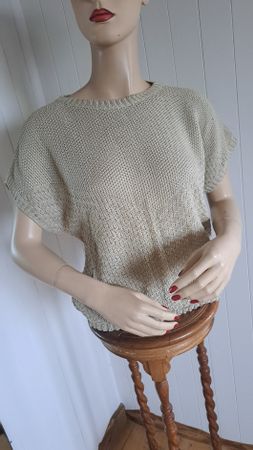ANGELO SANTANGOSTINO 80s Vintage Pullunder Pulli L -wie M 38