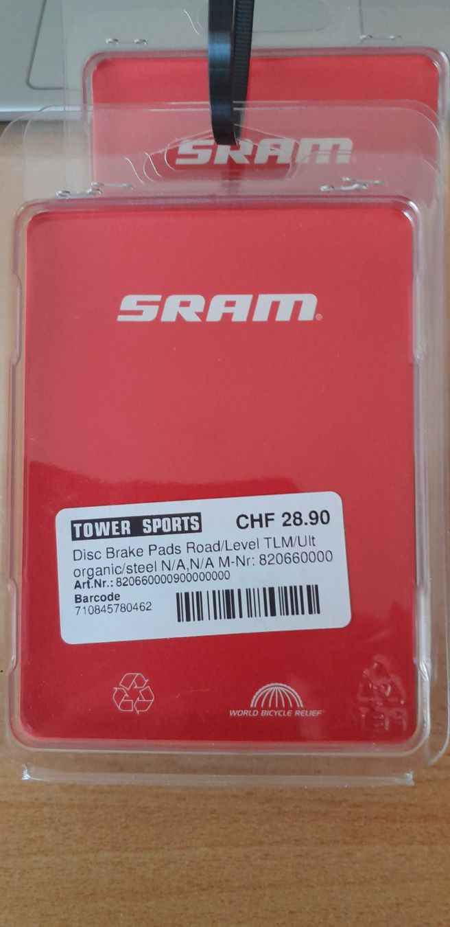 Sram Ersatzteile: Sram Bremsbeläge (3 Paar) – Neu und originalverpackt aus St. Gallenkappel von miratigi 1